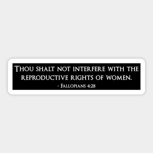 Reproductive Rights Sticker